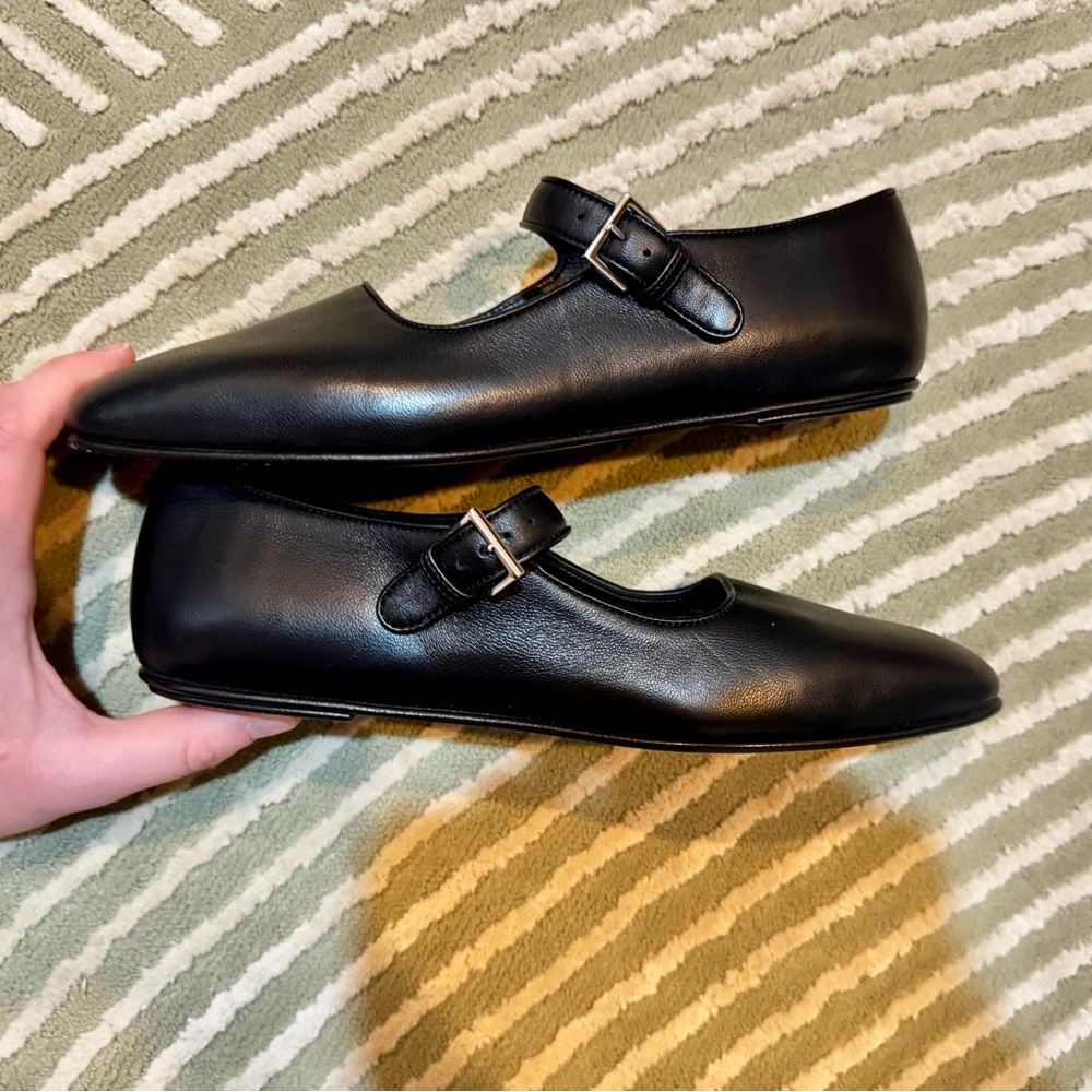 Ava leather Mary Jane ballet flats - Picture 2 of 5